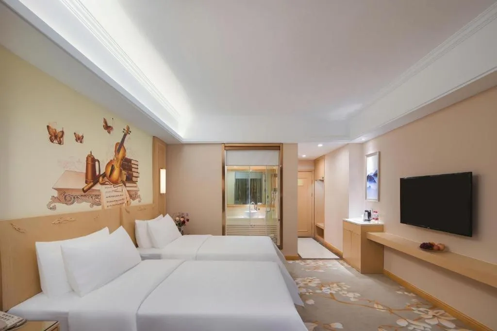 Bed in Vienna Hotel Shandong Dezhou Government Shopping Plaza