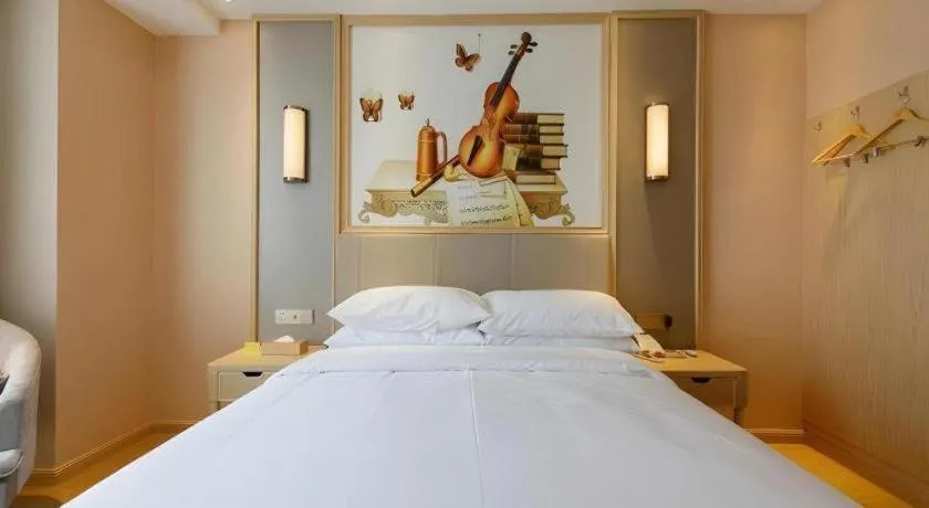 Bed in Vienna Hotel Shandong Dezhou Government Shopping Plaza