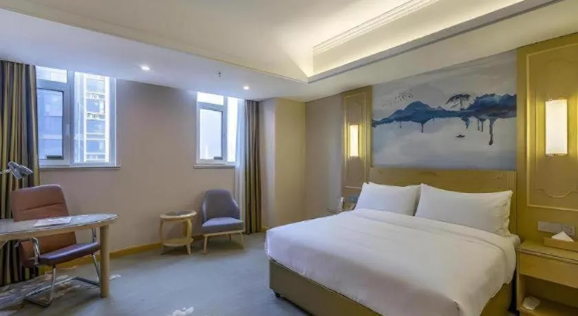 Bed in Vienna Hotel Shandong Dezhou Government Shopping Plaza