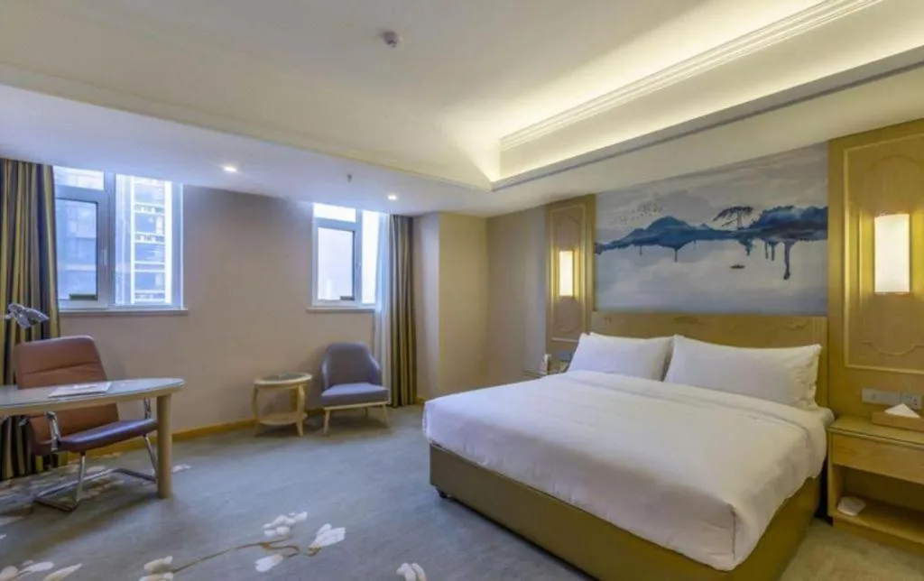 Bed in Vienna Hotel Shandong Dezhou Government Shopping Plaza