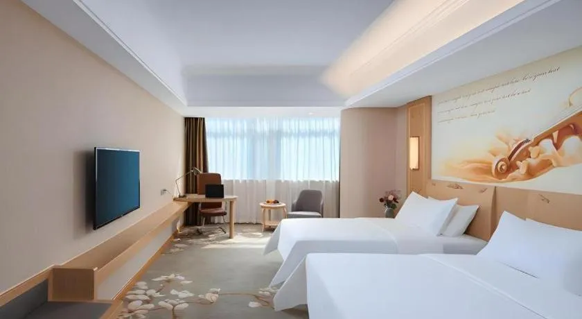 Bed in Vienna Hotel Shandong Dezhou Government Shopping Plaza