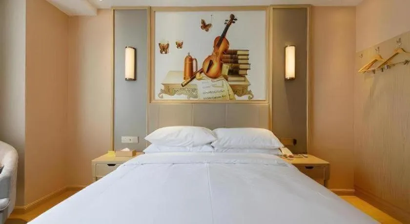 Bed in Vienna Hotel Shandong Dezhou Government Shopping Plaza