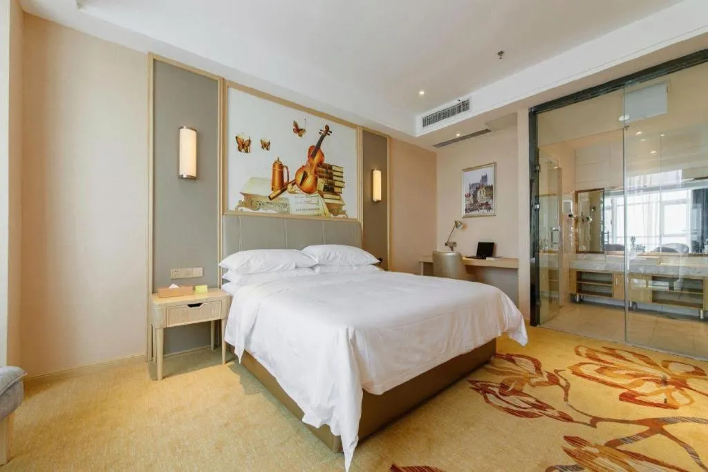 Bed in Vienna Hotel Shandong Dezhou Government Shopping Plaza