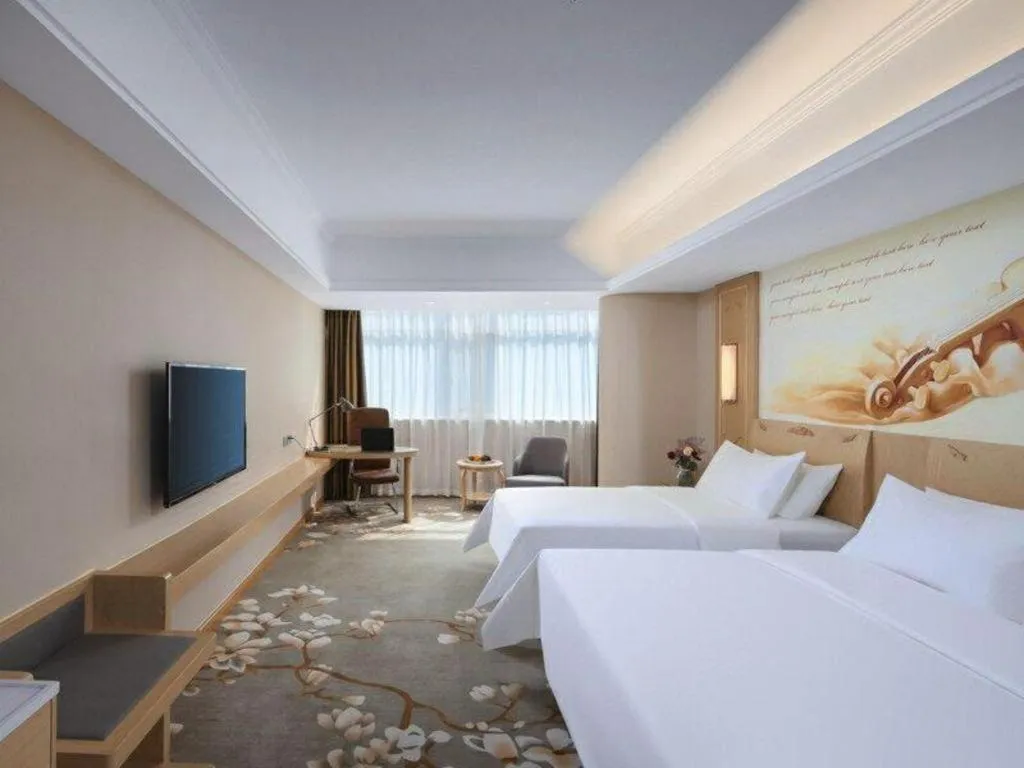 Bed in Vienna Hotel Shandong Dezhou Government Shopping Plaza