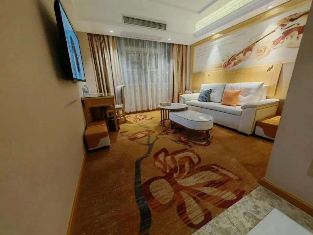 Bed in Vienna Hotel Guangxi Hezhou Guposhan Suifeng