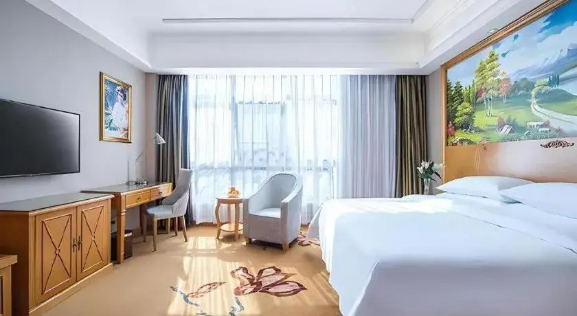 Bed in Vienna Hotel Hunan Yueyang Linxiang Bed in Vienna Hotel Hunan Yueyang Linxiang