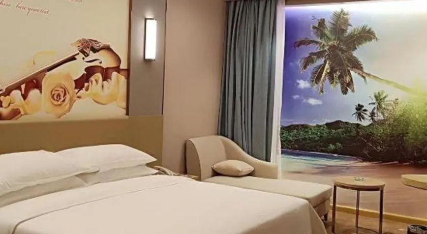 Bed in Vienna Hotel Jinan Railway Station