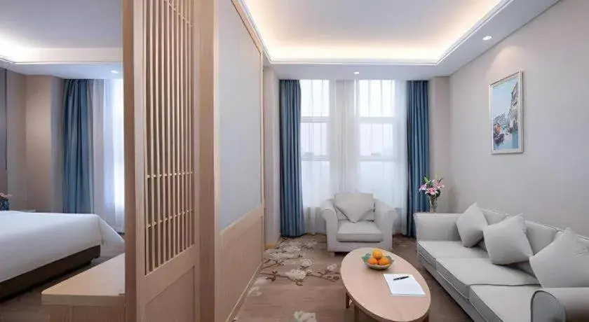 Bed in Vienna Hotel Jinan Railway Station Bed in Vienna Hotel Jinan Railway Station