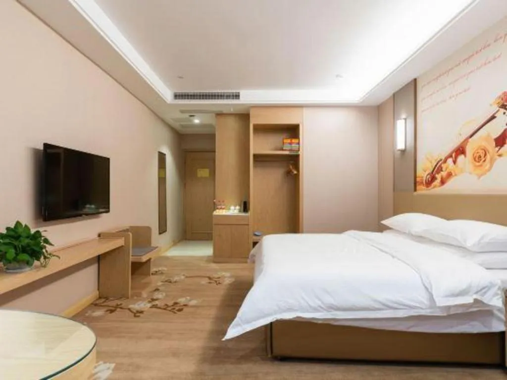 Bed in Vienna Hotel Jinan Railway Station