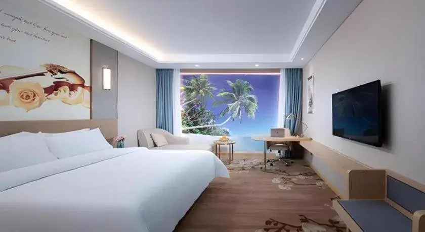 Bed in Vienna Hotel Jinan Railway Station Bed in Vienna Hotel Jinan Railway Station