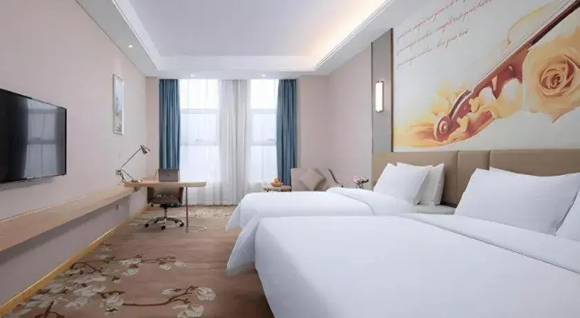 Bed in Vienna Hotel Jinan Railway Station Bed in Vienna Hotel Jinan Railway Station