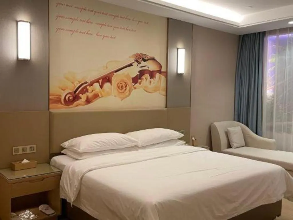 Bed in Vienna Hotel Jinan Railway Station