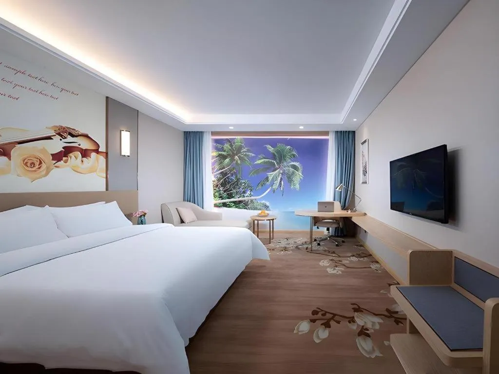 Bed in Vienna Hotel Jinan Railway Station