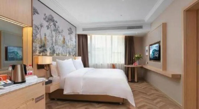 Bed in Vienna Hotel Yongzhou Dong'an High-Speed Railway Station