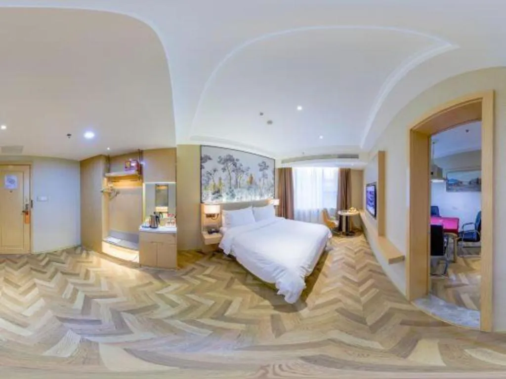 Bed in Vienna Hotel Yongzhou Dong'an High-Speed Railway Station