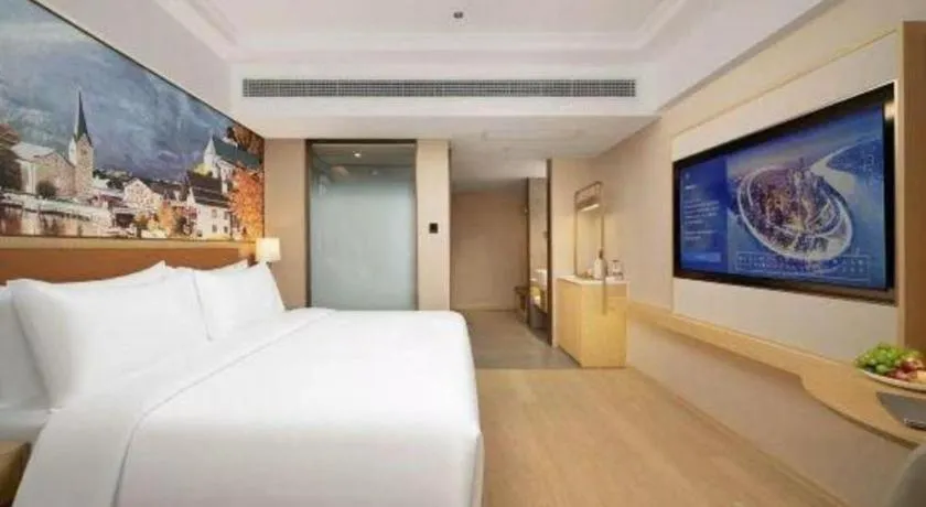 Bed in Vienna Hotel Yongzhou Dong'an High-Speed Railway Station
