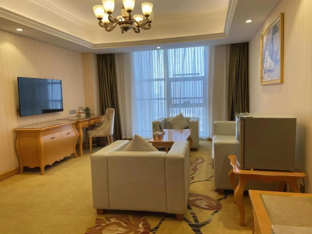 Bed in Vienna Hotel Henan Luoyang Jiudu Road Wanda