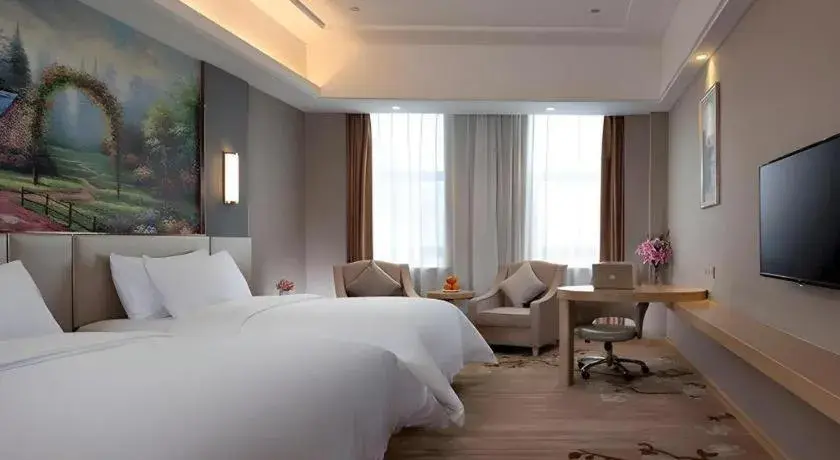 Bed in Vienna Hotel Jiangsu Zhangjiagang Passenger Terminal Station Bed in Vienna Hotel Jiangsu Zhangjiagang Passenger Terminal Station