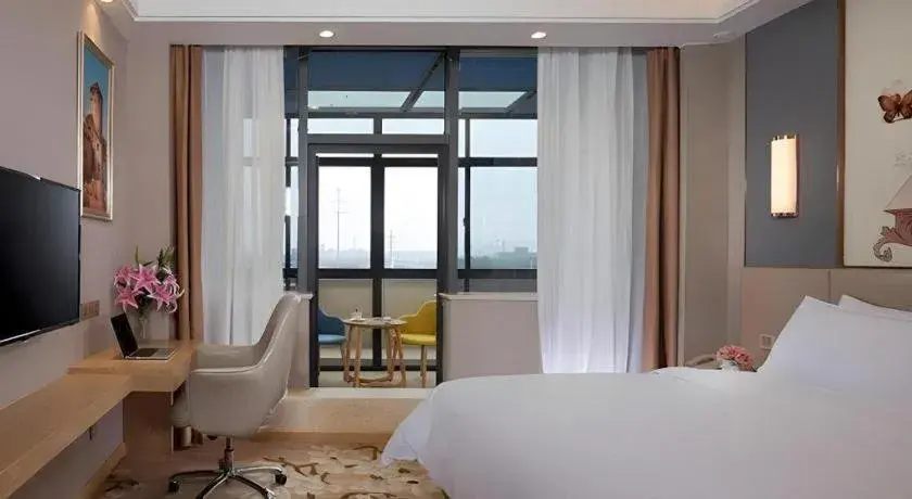 Bed in Vienna Hotel Jiangsu Zhangjiagang Passenger Terminal Station Bed in Vienna Hotel Jiangsu Zhangjiagang Passenger Terminal Station