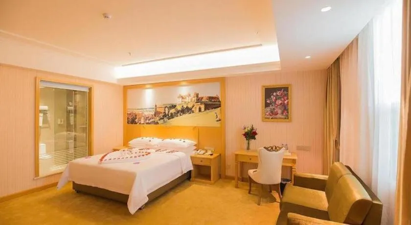 Bed in Vienna Hotel Hubei Xiangyang Tang City Gulou
