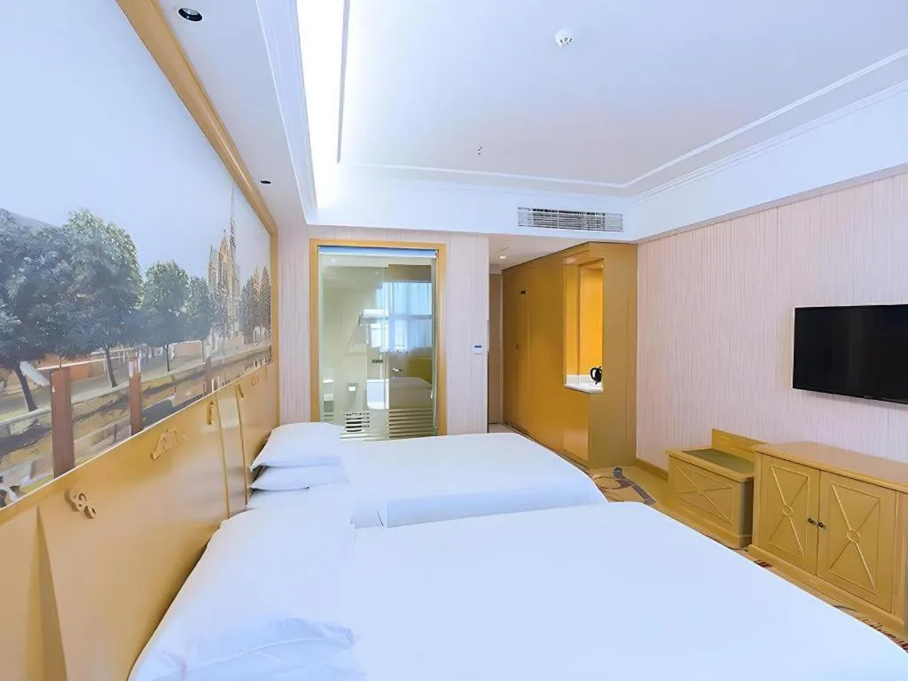 Bed in Vienna Hotel Hubei Xiangyang Tang City Gulou