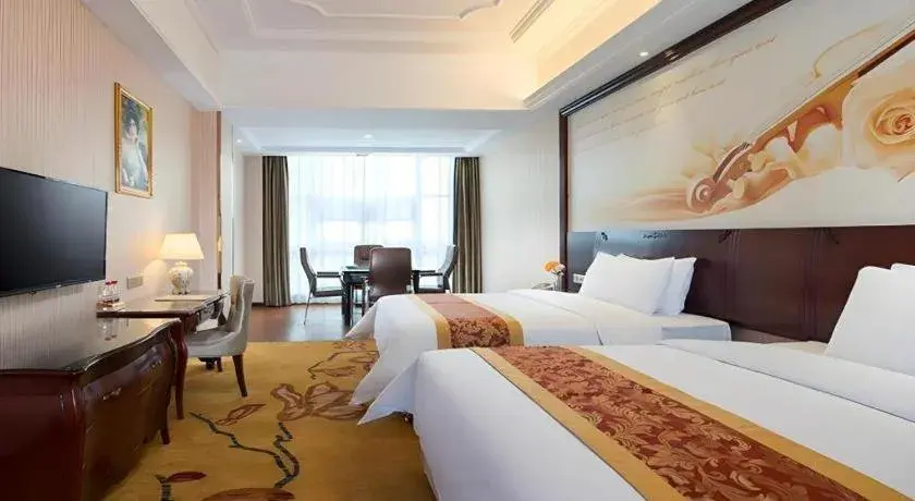 Bed in Vienna Hotel Jiangxi Ji'an Anfu Bed in Vienna Hotel Jiangxi Ji'an Anfu