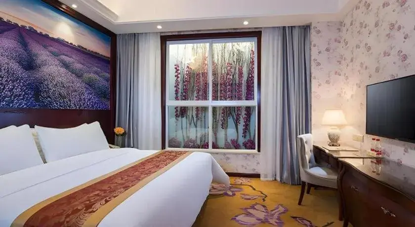 Bed in Vienna Hotel Jiangxi Ji'an Anfu Bed in Vienna Hotel Jiangxi Ji'an Anfu