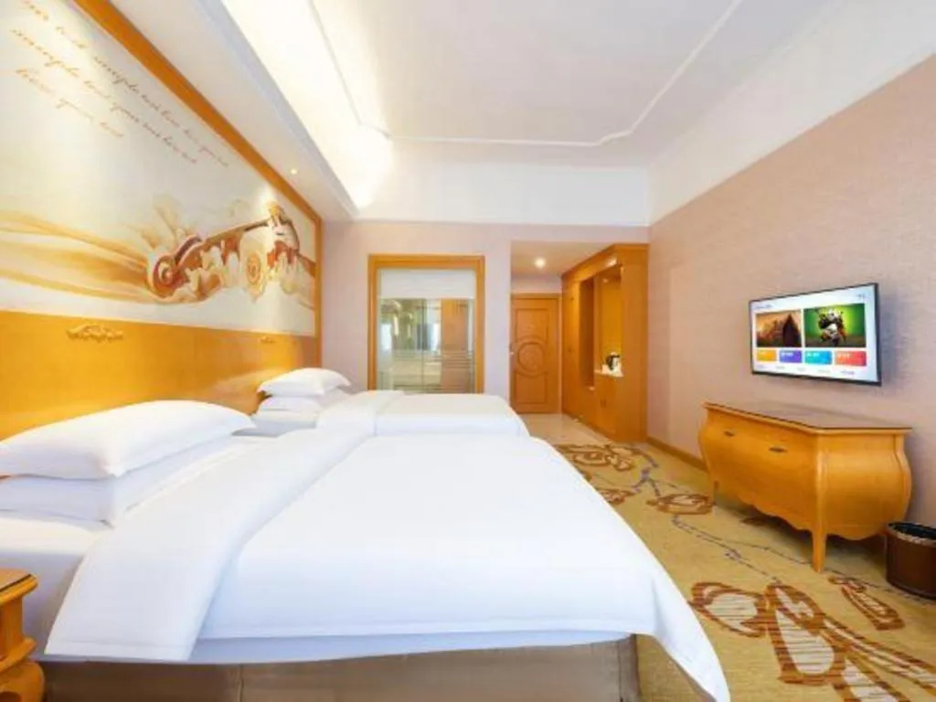 Bed in Vienna Hotel Guangdong Dongguan Chengnan Station