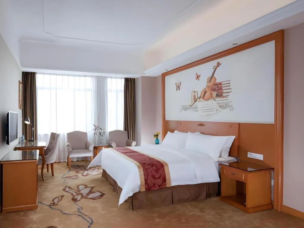 Bed in Vienna Hotel Guangdong Dongguan Chengnan Station