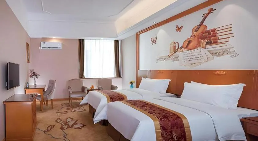 Bed in Vienna Hotel Guangdong Dongguan Chengnan Station