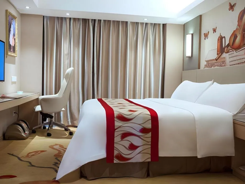 Bed in Vienna Hotel Changsha Wanjia Libei Road Tuqiao Metro Station