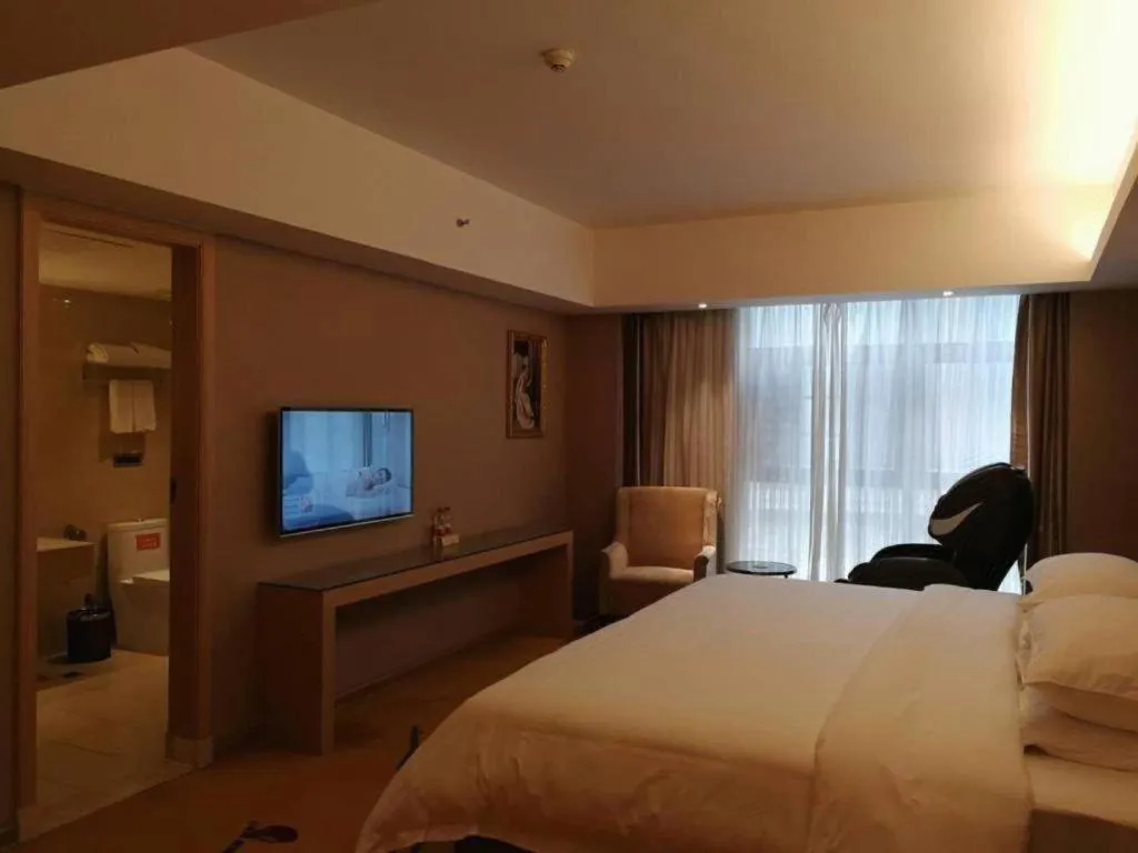 Bed in Vienna Hotel Changsha Wanjia Libei Road Tuqiao Metro Station