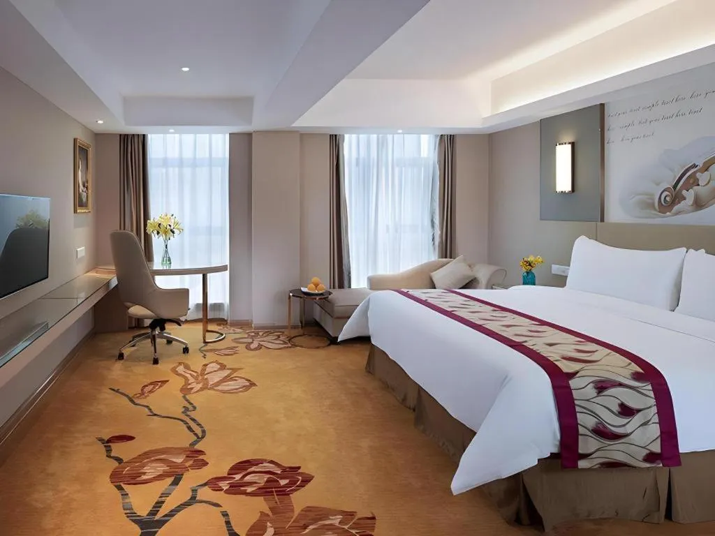 Bed in Vienna Hotel Changsha Wanjia Libei Road Tuqiao Metro Station