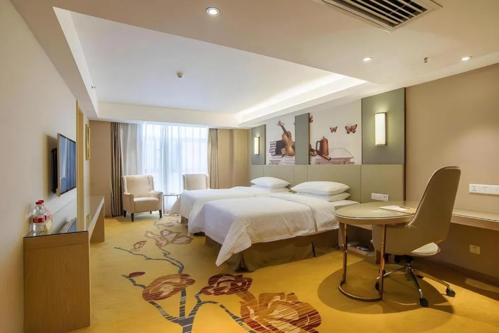 Bed in Vienna Hotel Changsha Wanjia Libei Road Tuqiao Metro Station