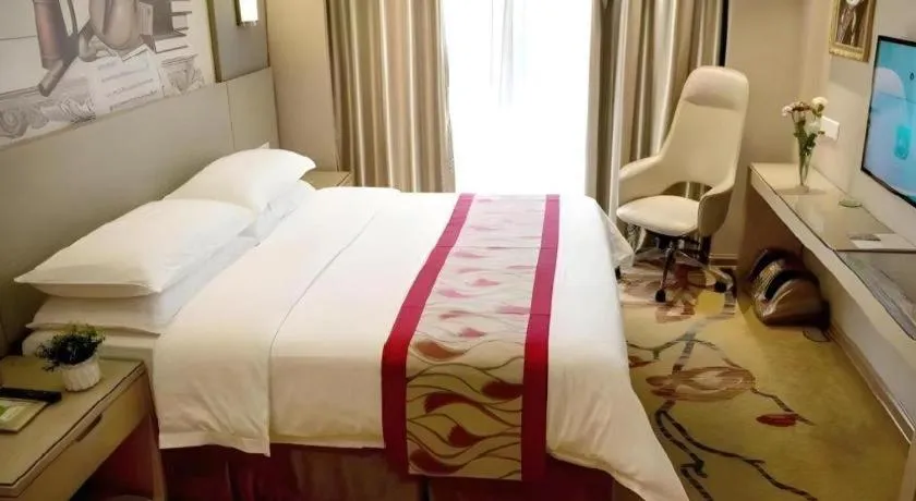 Bed in Vienna Hotel Changsha Wanjia Libei Road Tuqiao Metro Station