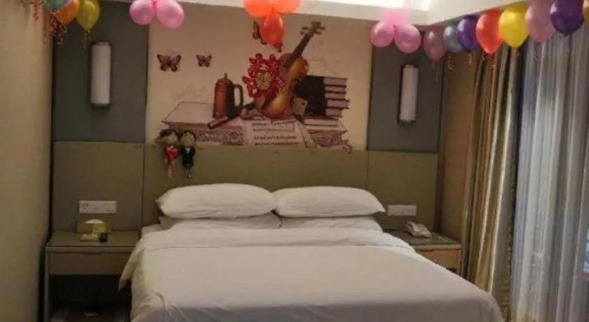 Bed in Vienna Hotel Changsha Wanjia Libei Road Tuqiao Metro Station