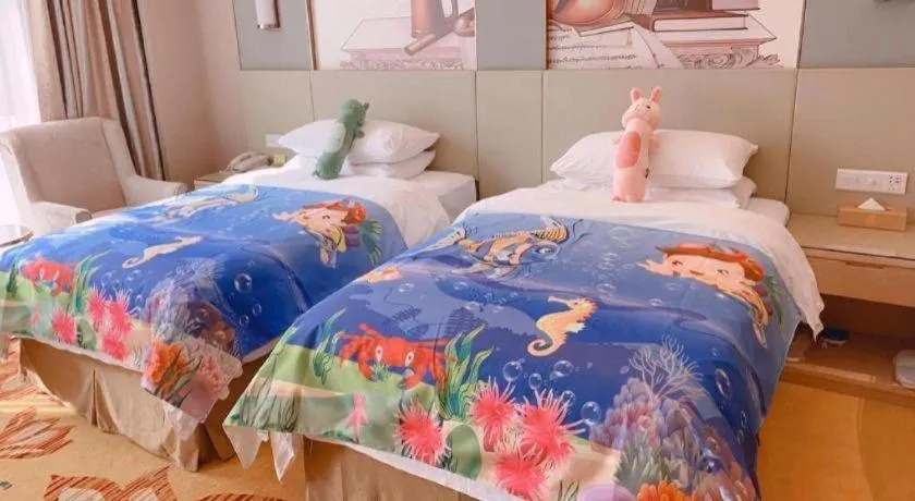 Bed in Vienna Hotel Changsha Wanjia Libei Road Tuqiao Metro Station