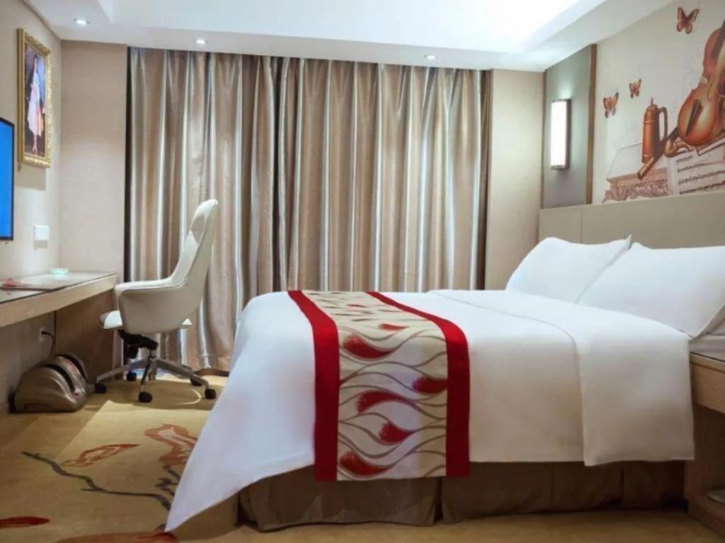 Bed in Vienna Hotel Changsha Wanjia Libei Road Tuqiao Metro Station