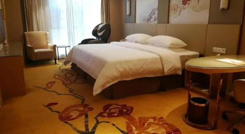 Bed in Vienna Hotel Changsha Wanjia Libei Road Tuqiao Metro Station