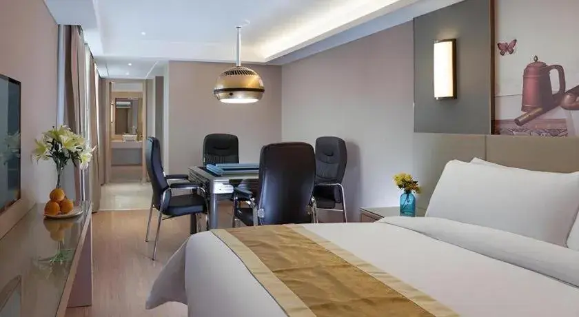 Bed in Vienna Hotel Changsha Wanjia Libei Road Tuqiao Metro Station Bed in Vienna Hotel Changsha Wanjia Libei Road Tuqiao Metro Station