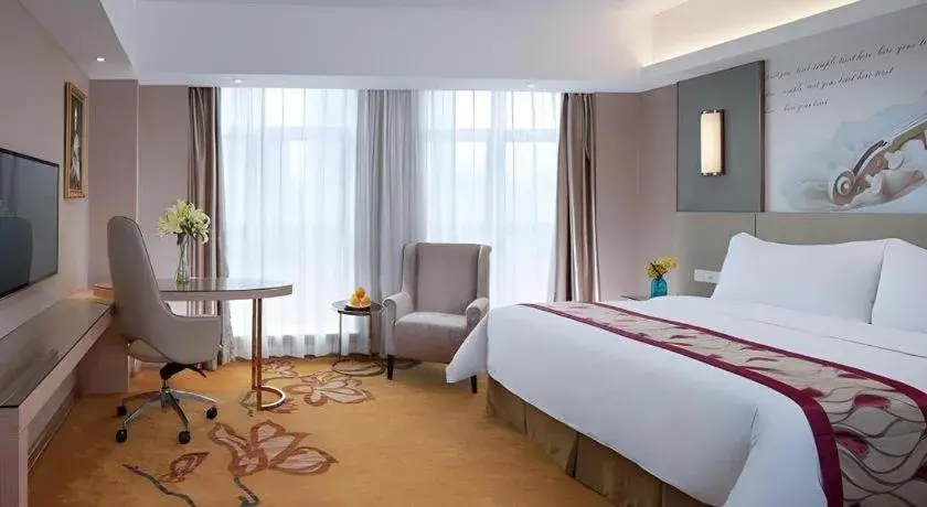 Bed in Vienna Hotel Changsha Wanjia Libei Road Tuqiao Metro Station Bed in Vienna Hotel Changsha Wanjia Libei Road Tuqiao Metro Station