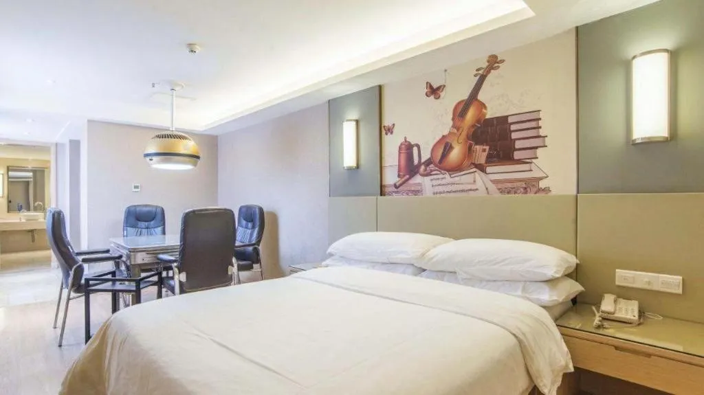 Bed in Vienna Hotel Changsha Wanjia Libei Road Tuqiao Metro Station