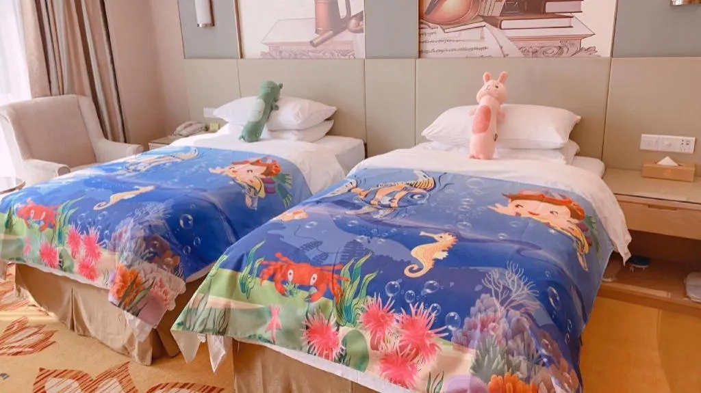 Bed in Vienna Hotel Changsha Wanjia Libei Road Tuqiao Metro Station