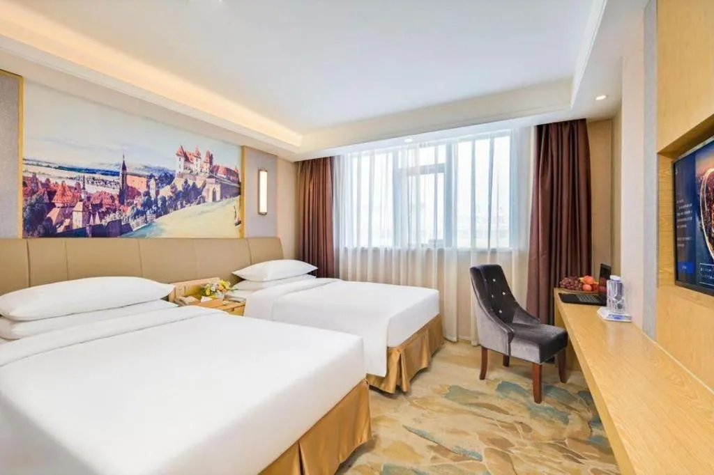 Bed in Vienna Hotel Nanning Beihu Metro Station