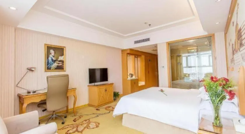 Bed in Vienna Hotel Jiangsu Kunshan Changjiang North Road Fenghuangcheng