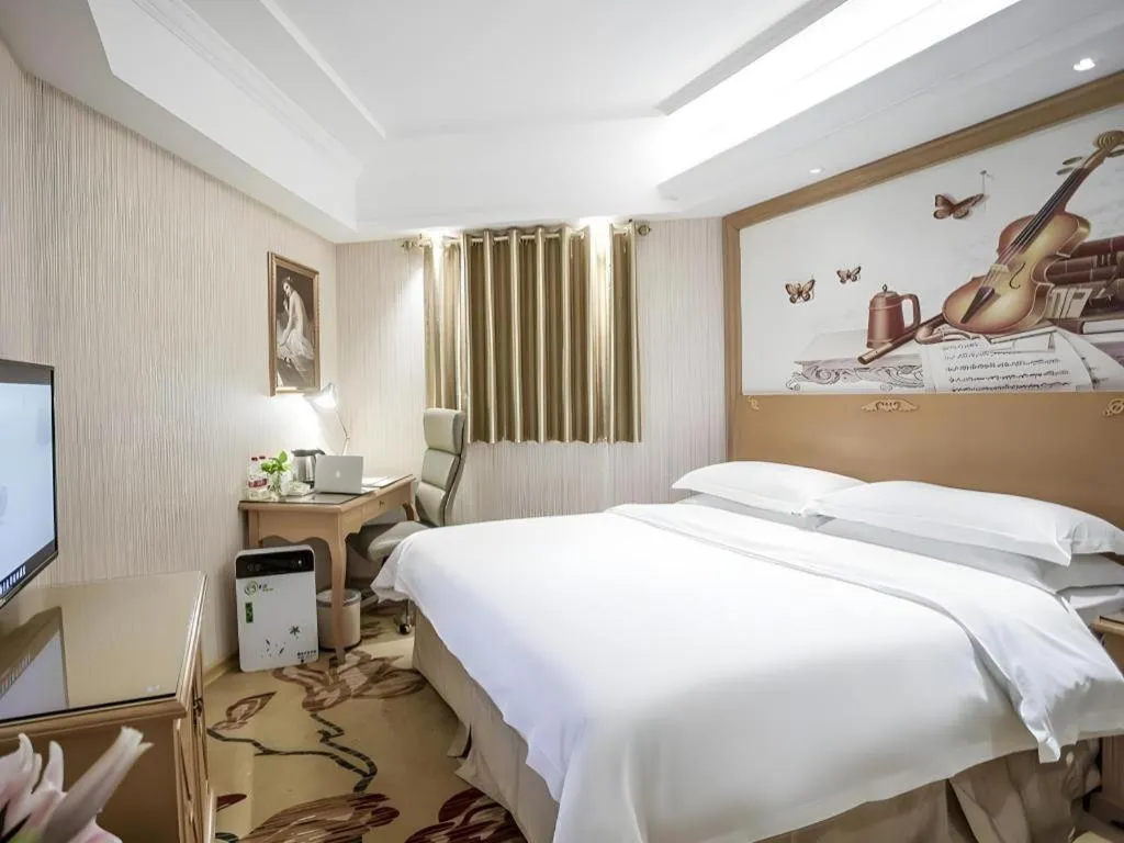 Bed in Vienna Hotel Jiangsu Kunshan Changjiang North Road Fenghuangcheng