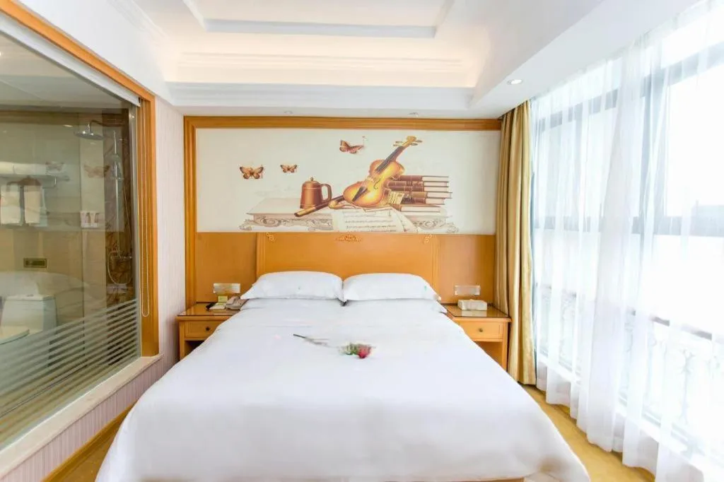 Bed in Vienna Hotel Jiangsu Kunshan Changjiang North Road Fenghuangcheng