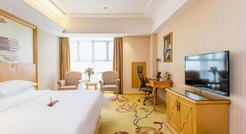 Bed in Vienna Hotel Jiangsu Kunshan Changjiang North Road Fenghuangcheng
