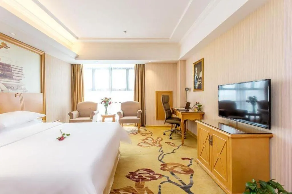 Bed in Vienna Hotel Jiangsu Kunshan Changjiang North Road Fenghuangcheng