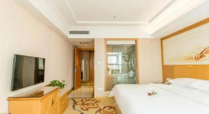 Bed in Vienna Hotel Jiangsu Kunshan Changjiang North Road Fenghuangcheng